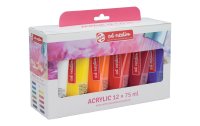 Talens Acrylfarbe 12er Set, Mehrfarbig