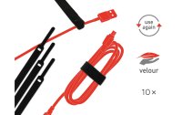 Label-the-cable Klettkabelbinder BASIC STRAPS 14 x 170 mm...