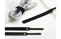 Label-the-cable Klettkabelbinder BASIC STRAPS 14 x 170 mm Schwarz, 10 Stück