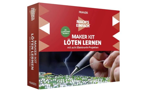 Franzis Maker Kit Löten lernen Deutsch