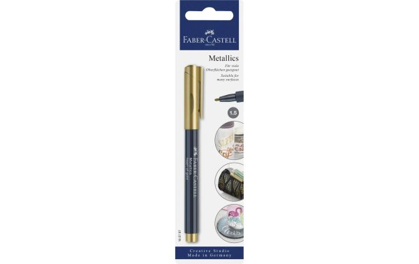 Faber-Castell Filzstift Metallics 1.5 mm, Gold