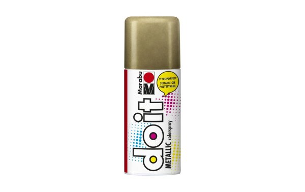 Marabu Sprühfarbe do it Metallic 150 ml, Gold