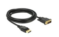 Delock Kabel DisplayPort – DVI-D, 3m 4K/30Hz, passiv
