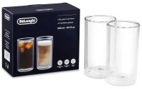 DeLonghi Kaffeebecher Cold Brew DLSC325 300 ml, 2 Stück, Transparent