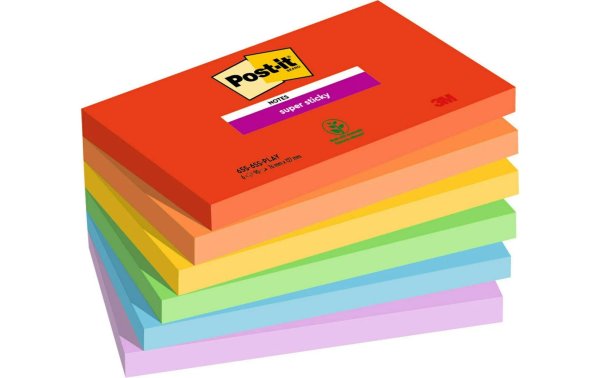 Post-it Notizzettel Super Sticky Playful Collection 7.6 x 12.7 cm