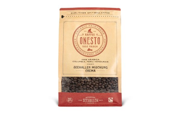 ONESTO Kaffeebohnen Bio Seehallen Mischung 1 kg