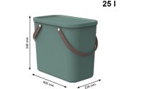 Rotho Aufbewahrungsbox Albula 25 l, Grün