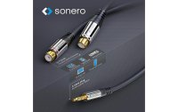 sonero Audio-Kabel 3.5 mm Klinke - Cinch 0.25 m