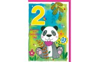Braun + Company Geburtstagskarte Pandabär 2 11.5 x...
