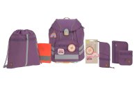 Lässig Schulthek-Set Unique Flexy 7-teilig, Purple