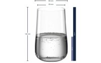 Leonardo Longdrinkglas Brunelli 530 ml, 6 Stück, Transparent