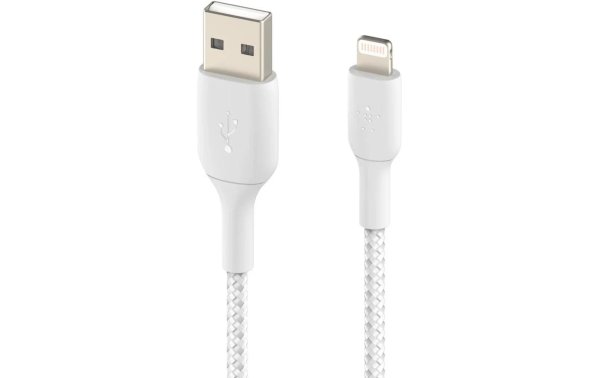 Belkin USB-Ladekabel Braided Boost Charge USB A - Lightning 1 m