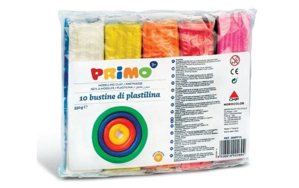 Primo Knetmasse Morocolor 10 x 55 g