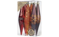 INGES CHRISTMAS DECOR Weihnachtsschmuck Olive Flame-Mix 6...