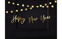 Partydeco Girlande Happy New Year 66 x 18 cm, Gold