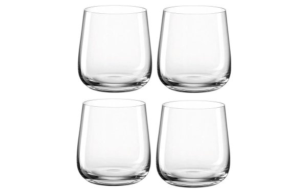 Leonardo Whiskyglas Brunelli 400 ml, 4 Stück, Transparent