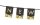 Partydeco Girlande Happy New Year 3.5 m, Gold