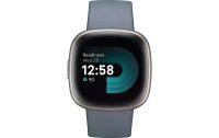 Fitbit GPS-Sportuhr Versa 4 Smartwatch Dunkelblau/Silber