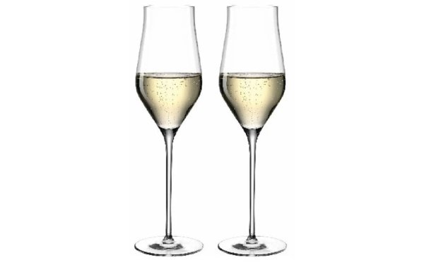 Leonardo Champagnerglas Brunelli 340 ml, 2 Stück, Transparent