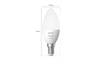 Philips Hue Leuchtmittel White, 5.5 W, E14, Bluetooth