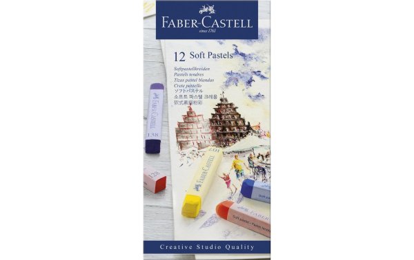 Faber-Castell Pastellkreide Soft Studio 12 Stück