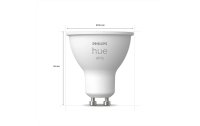 Philips Hue Leuchtmittel White GU10 Einzelpack 400 lm