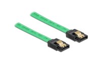 Delock SATA-Kabel UV Leuchteffekt grün 30 cm