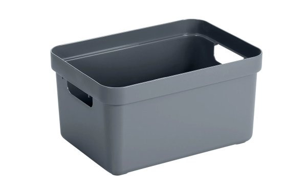 Sigma Home Aufbewahrungsbox 13 l Blau/Grau