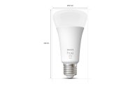 Philips Hue Leuchtmittel White, 15.5 W, E27, Bluetooth