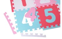 Knorrtoys Puzzlematte Alphabet + Zahlen pink-rosa