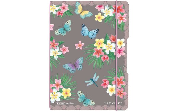 Herlitz Notizheft Ladylike Butterflies A5, 40 Blätter, punktiert