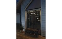 Konstsmide LED-Lichtervorhang Schneeflocken, 41 LED, 1.4 m, Outdoor