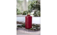 Star Trading LED-Kerze Pillar Flamme, 17 cm, Rot