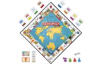 Hasbro Gaming Familienspiel Monopoly – Voyage autour du monde -FR-