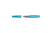 Pelikan Kugelschreiber Twist Tintenroller Metallic Blau/Grau