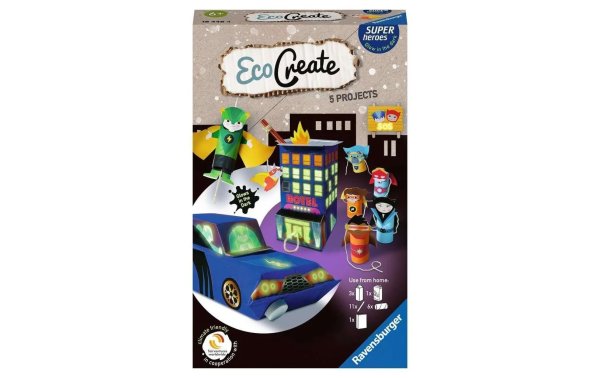 Ravensburger Bastelset EcoCreate: Superheroes