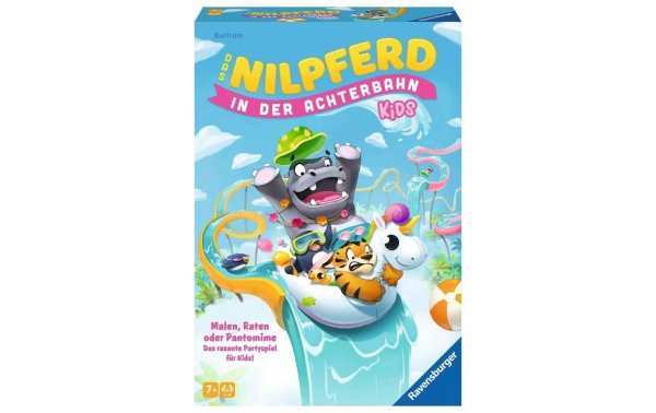 Ravensburger Kinderspiel Das Nilpferd in der Achterbahn Kids -DE-