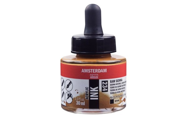Amsterdam Acryltinte 234 Siena natur, 30 ml