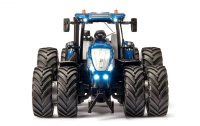 Siku Traktor New Holland T7.315, Doppelreifen, mit Sender, 1:32