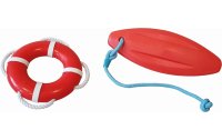 Nobby Schwimmspielzeug Rettungsring mit Seil, Ø 15...