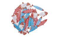Rico Design Streudeko Fische 36 Stück, Blau/Rot/Weiss