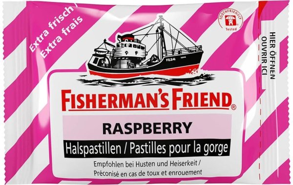 Fishermans Bonbons Raspberry 25 g