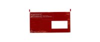 Büroline Dokumententasche C6/5 Rot, 250 Stück