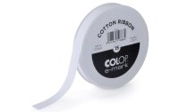 Colop Textilband e-mark 15 mm x 25 m, Weiss