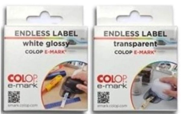 Colop Etiketten e-mark, Endlos Glanz, 1 Rolle