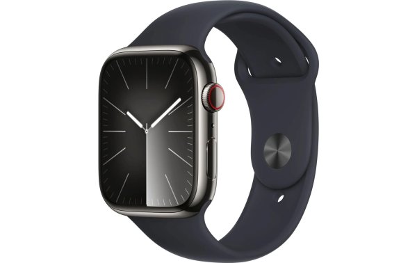 Apple Watch Series 9 45 mm LTE Graphit Sport Mitternacht M/L