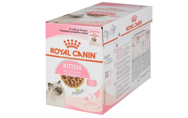 Royal Canin Nassfutter Kitten in Sosse, 12 x 85 g