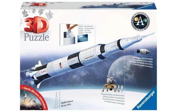 Ravensburger 3D Puzzle Apollo Saturn V Rakete