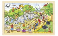 Goki Puzzle Einlegepuzzle Zoobesuch