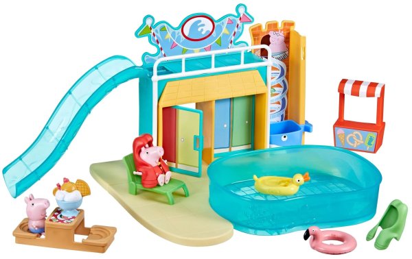 Hasbro Spielfigurenset Peppa Pig – Schwimmbad-Spass mit Peppa